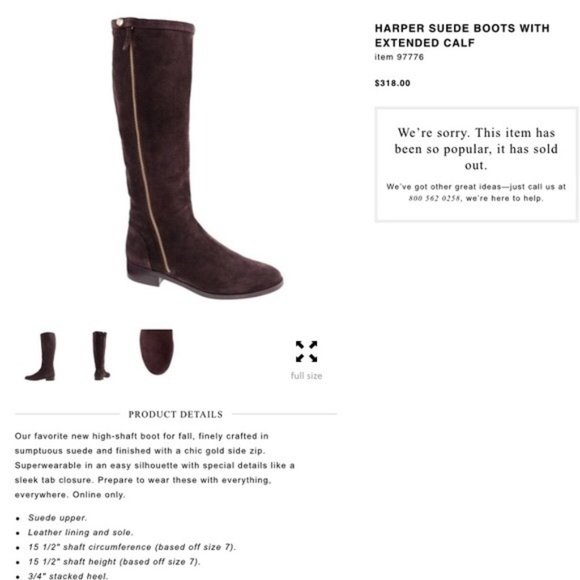 J Crew Harper Suede Brown Tall Riding Boots - Picture 6 of 6